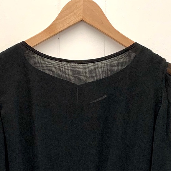 b Michael black sheer overlay midi dress 8 - Picture 9 of 10